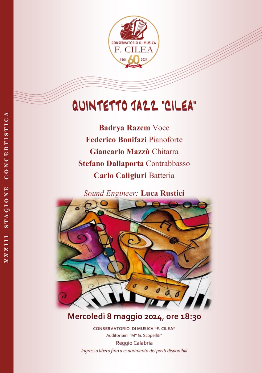 Concerto 8-5-2024 Quintetto Jazz CIlea