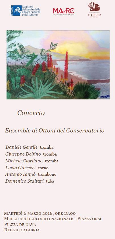 Concerto dell'Ensemble di fiati del Conservatorio 6-3-2018