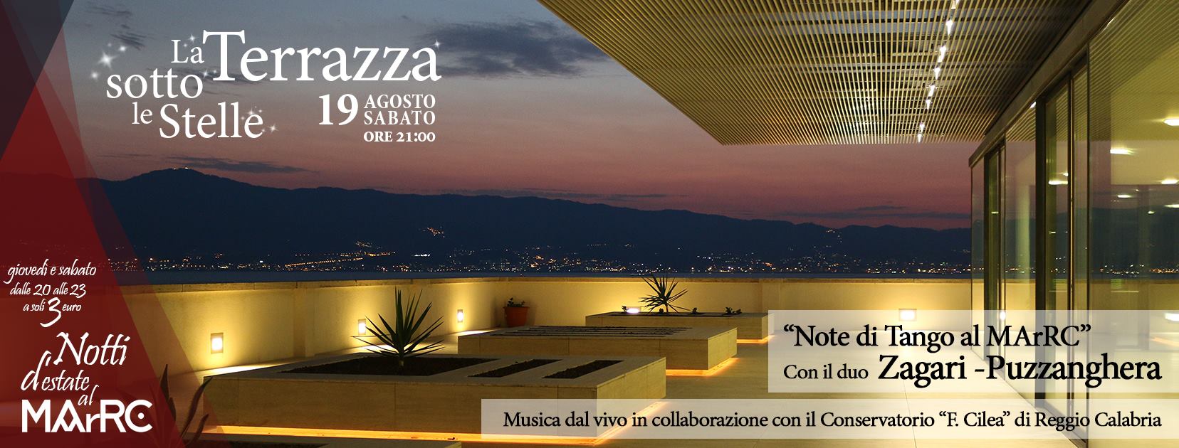 Note di tango al MArRC con il duo Zagari - Puzzanghera, in sinergia con il Conservatorio Francesco Cilea di Reggio Calabria
